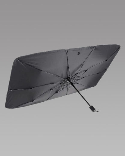 Car Windshield Umbrella Sunshade - Black