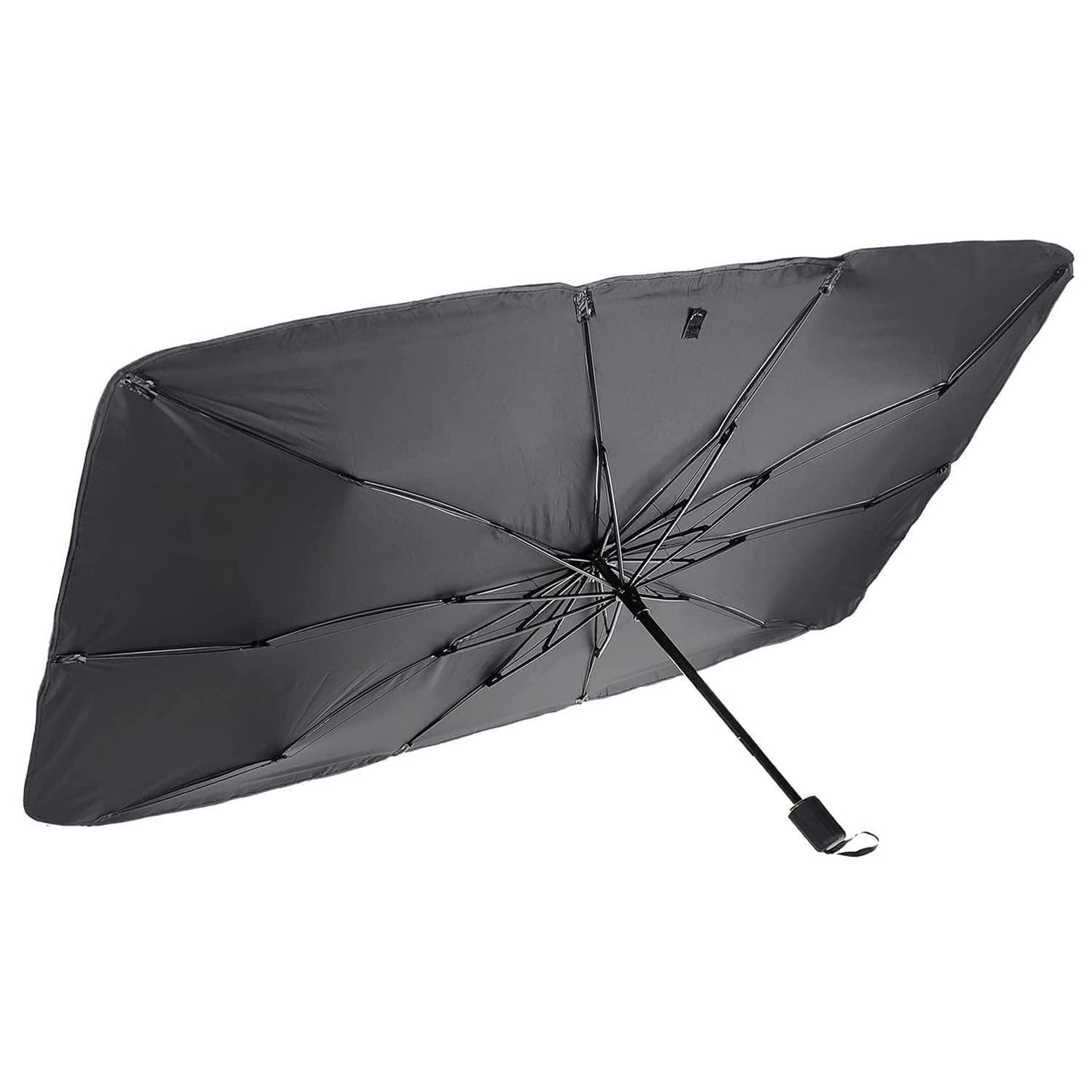 Car Windshield Umbrella Sunshade - Black