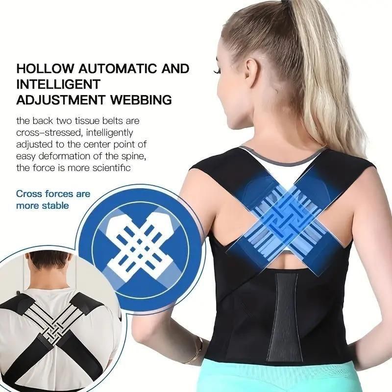 Adjustable Back Posture Corrector Belt – Relieves Slouching & Back Pain (Unisex)